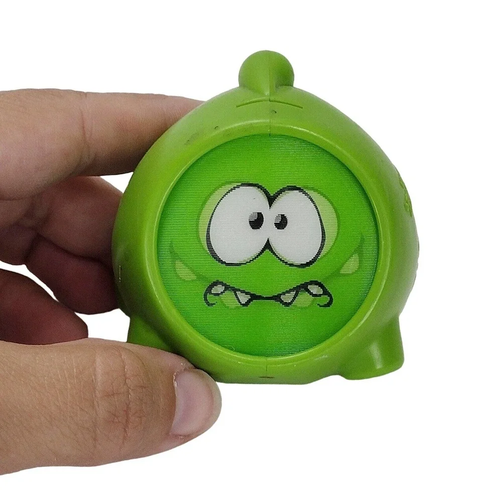 Cut the Rope Om Non Burger King BK Kids Meal Toy Green 2013